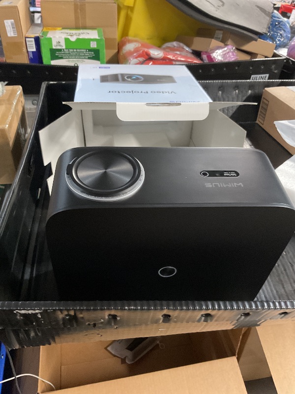 Photo 1 of ?1200 ANSI/Google TV/Netflix-Licensed?Smart Projector 4K Supported with WiFi & Bluetooth, Outdoor & Home Movie Projectors with Voice Control,Auto Focus & Keystone,1080P Proyector WiMiUS K13 Black