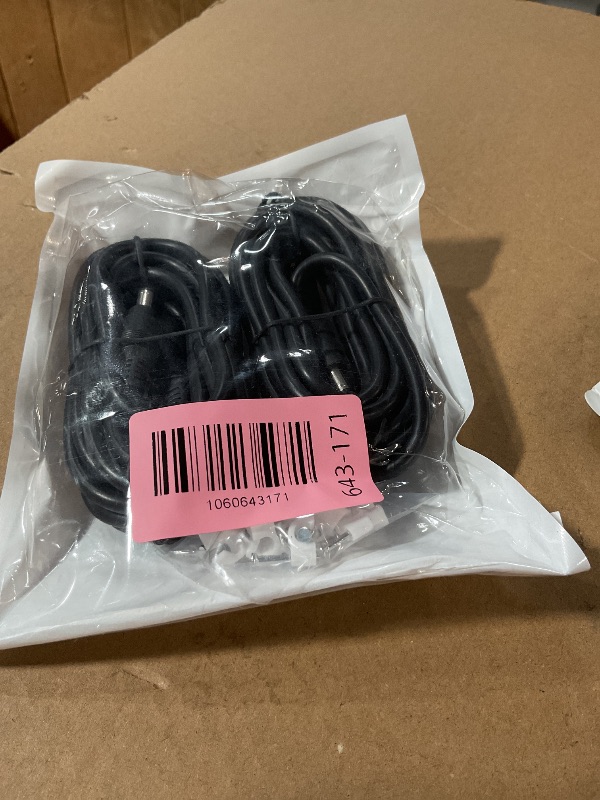 Photo 1 of ?2-Pack 10FT 18AWG? VOLTKARE 12V DC Power Extension Cable, 5.5x2.1mm Male to Female Plugs, 9V Power Adapter Cable for Tapo WiFi IP Camera: C200 C310 C100 C210 C225 C320WS C520WS TC60 TC70
