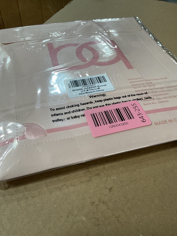 Photo 1 of ***FACTORY SEALED***BONNET QUEEN Silk Bonnet for Sleeping Women Satin Bonnet Hair Bonnet Adjustable Reversible Double Layered Sleep Night Cap for Curly Hair Jade and Pink