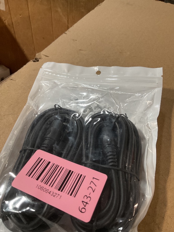 Photo 1 of ?2-Pack 10FT 18AWG? VOLTKARE 12V DC Power Extension Cable, 5.5x2.1mm Male to Female Plugs, 9V Power Adapter Cable for Tapo WiFi IP Camera: C200 C310 C100 C210 C225 C320WS C520WS TC60 TC70