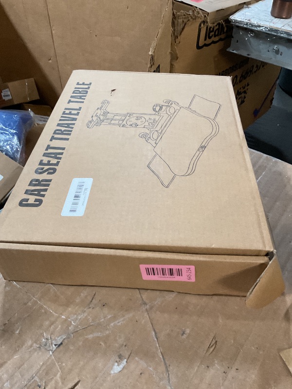 Photo 1 of [Upgraded] Car Seat Table with Expandable Tray - Car Desk for Laptop Car Backseat Mount, Car Trays for Eating with Non-Slip Pad/Phone&Tablet Holde, Car Accessories for Writing/Laptop/Dining/Work