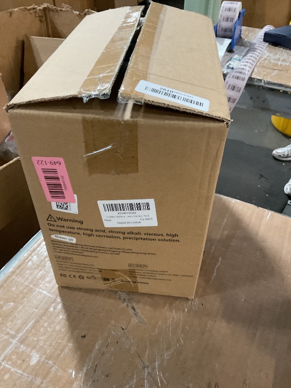 Photo 1 of ***(USED/ UNKNOWN IF MISSING PARTS)***2 Gallon Battery Powered Garden Sprayer, Electric Sprayer, Weed Yard Lawn Sprayers with 5 Mist Nozzles & Retractable Wand & Adjustable Strap for Lawn, Garden, Yard (Teal)