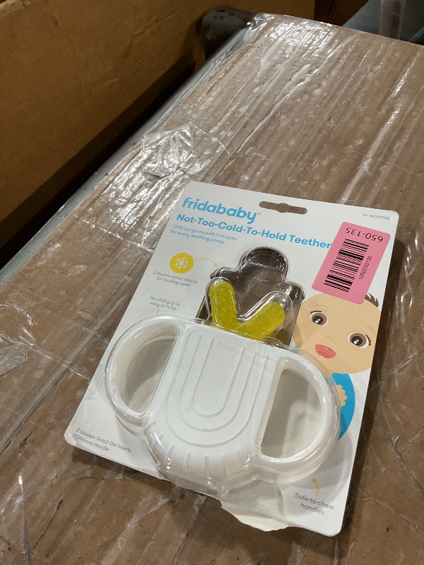 Photo 1 of (incomplete) Frida Baby Silicone Teething Toys, 4-in-1 Teether for Babies & Infants, Teething Relief for 0-18 Months, Not-Too-Cold-to-Hold Baby Teether, BPA-Free
