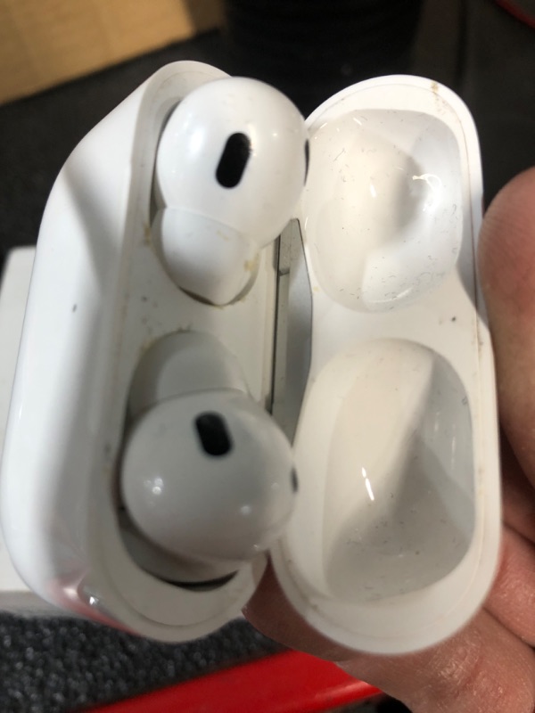 Photo 1 of *SN doesn't match box*used* needs cleaned* No charger* Apple AirPods ProBluetooth Headphones for iPhone