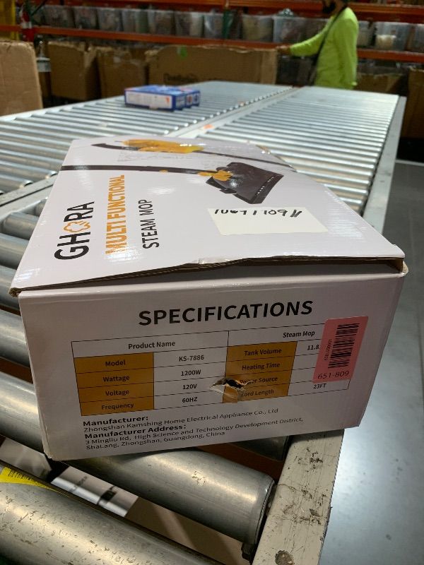 Photo 1 of ***MISSING PARTS***
GHORA Steam Mop, All-in-one Handheld Steam Cleaner with 13 Attachments, 23FT Cord, 11.83OZ Removable Tank, Adjustable Height Steam Mops for Floor Cleaning, Hardwood Floors, Carpets, Tiles, Windows