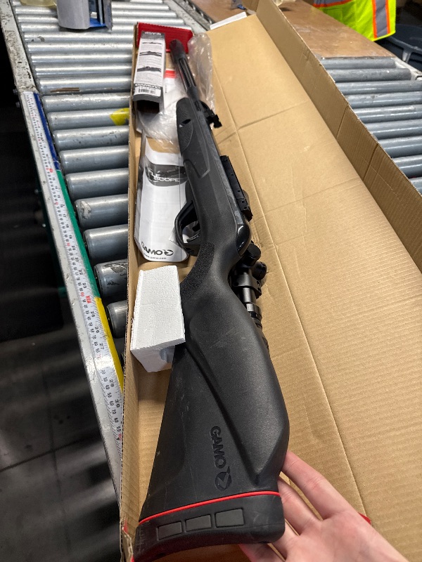 Photo 1 of * Has IssuES MOUNTING* MANUAL SIGHT IS BROKEN ON ONE SIDE* FUNCTIONAL (FIRES) WITHOUT SIGHT* Gamo Whisper Fusion Mach 1 Air Rifle .177 Cal, Black