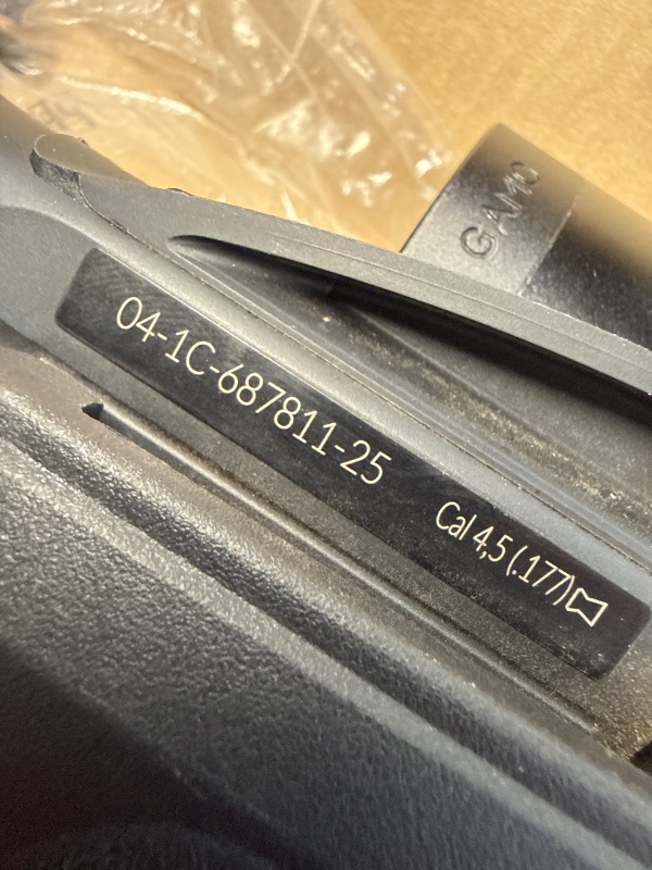 Photo 1 of * Has IssuES MOUNTING* MANUAL SIGHT IS BROKEN ON ONE SIDE* FUNCTIONAL (FIRES) WITHOUT SIGHT* Gamo Whisper Fusion Mach 1 Air Rifle .177 Cal, Black