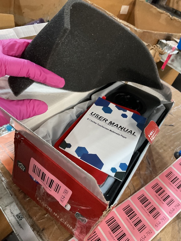 Photo 1 of *************Missing multiple power cords*************
Apenet Wireless CarPlay Screen with 2K Dash Cam, 8.1" Portable Touchscreen Car Stereo with CarPlay & Android Auto, 1080P Backup Camera, Voice Control, Bluetooth, Mirror Link, GPS Navigation