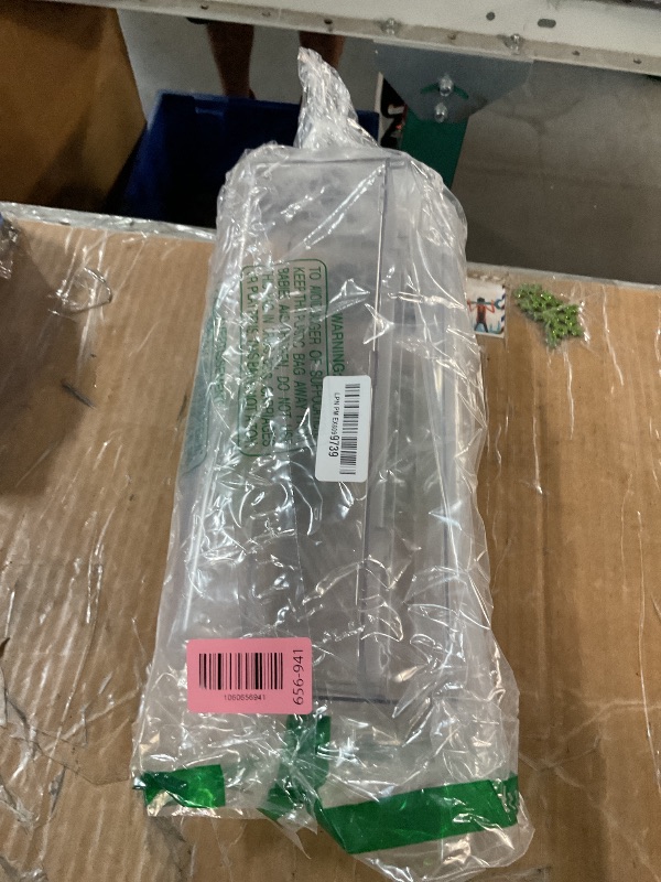 Photo 1 of (see all images) Diesisa 2pc Acrylic Wall Mount Organizer, Adhesive Clear Cabinet Door Organizer,Acrylic Shelves