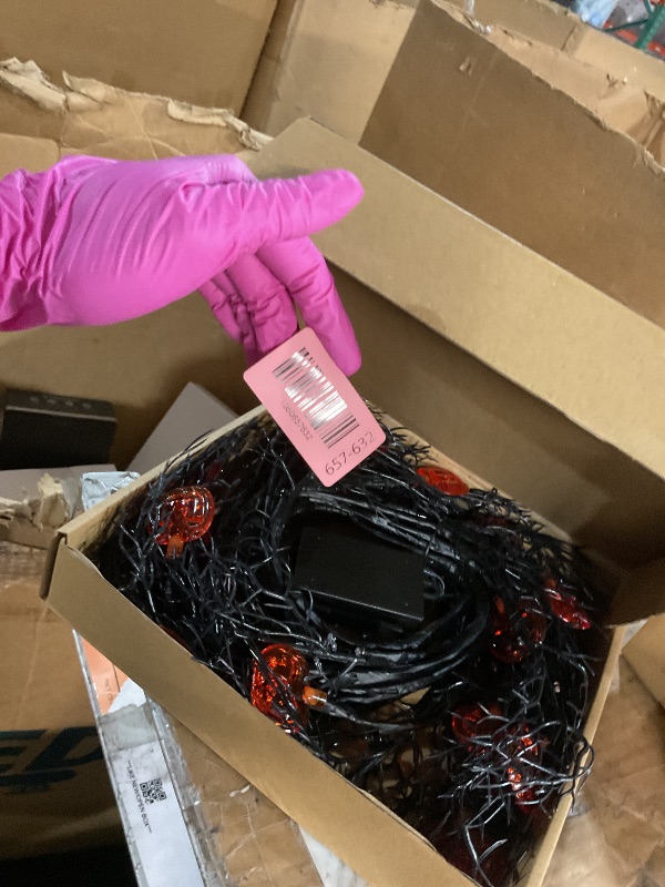 Photo 1 of [8 Modes & Timer] 6Ft 45 LED Halloween Willow Vine Twig Garland with Orange Lights - Battery Operated, Waterproof Halloween Decor for Indoor Wall, Fireplace Mantle, Home Party (Pumpkin, 6FT)