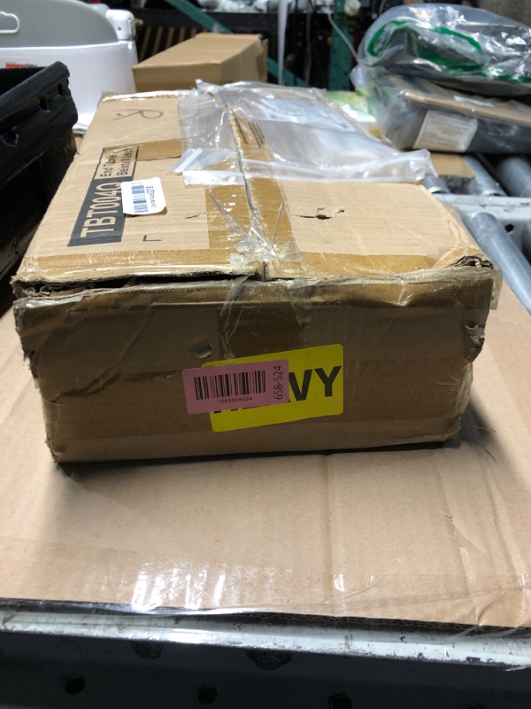 Photo 1 of (missing pieces) Narrow Side Table for Small Spaces, Skinny End Table with Charging Station, Sofa Beside Table with 2 Fabric Drawers