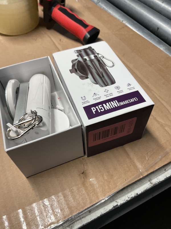 Photo 1 of (incomplete) MQOUNY for Magsafe Tripod Stand for iPhone,Portable Pocket Size Selfie Stick with Rechargeable Remote