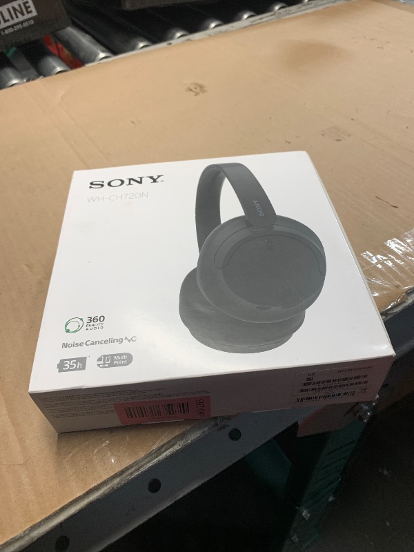 Photo 1 of ***FACTORY SEALED*** Sony WH-CH720N Noise Canceling Wireless Headphones Bluetooth Over The Ear Headset with Microphone and Alexa Built-in, Black New