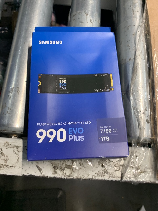 Photo 1 of *** FACTORY SEALED*** Samsung 990 EVO Plus SSD 1TB, PCIe Gen 4x4, Gen 5x2 M.2 2280, Speeds Up-to 7,150 MB/s, Upgrade Storage for PC/Laptops, HMB Technology and Intelligent Turbowrite 2.0, (MZ-V9S1T0B/AM)