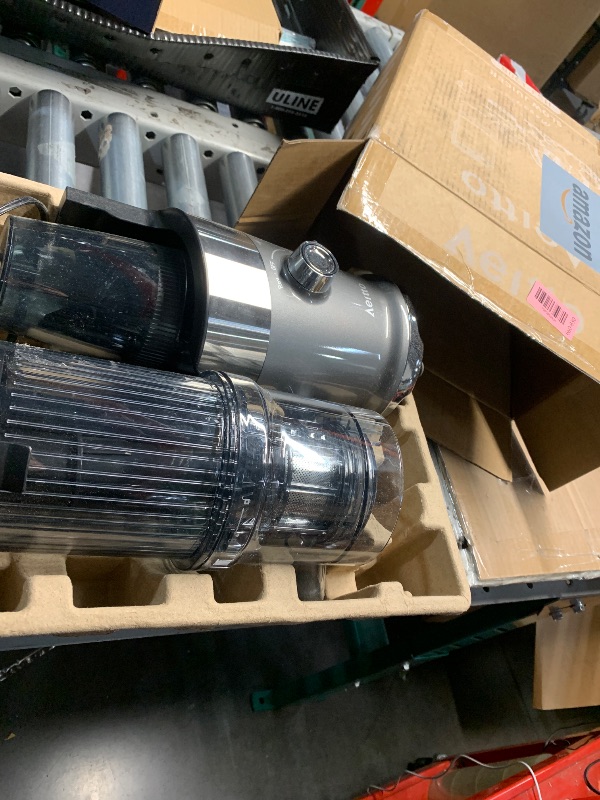 Photo 1 of ** For parts only does not power on *** Aeitto Cold Press Juicer, Juicer Machines, with Large Feed Chute, Easy to Clean, High Juice Yield, For Whole Vegetables and Fruits,Slow Masticating Juicers, Easy to Assemble