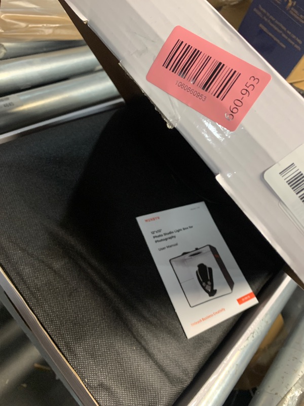 Photo 1 of (bust not included) MUNBYN Light Box Photography, Portable Photo Studio Box 12"x12" Professional Shooting Tent Kit with 120 LED