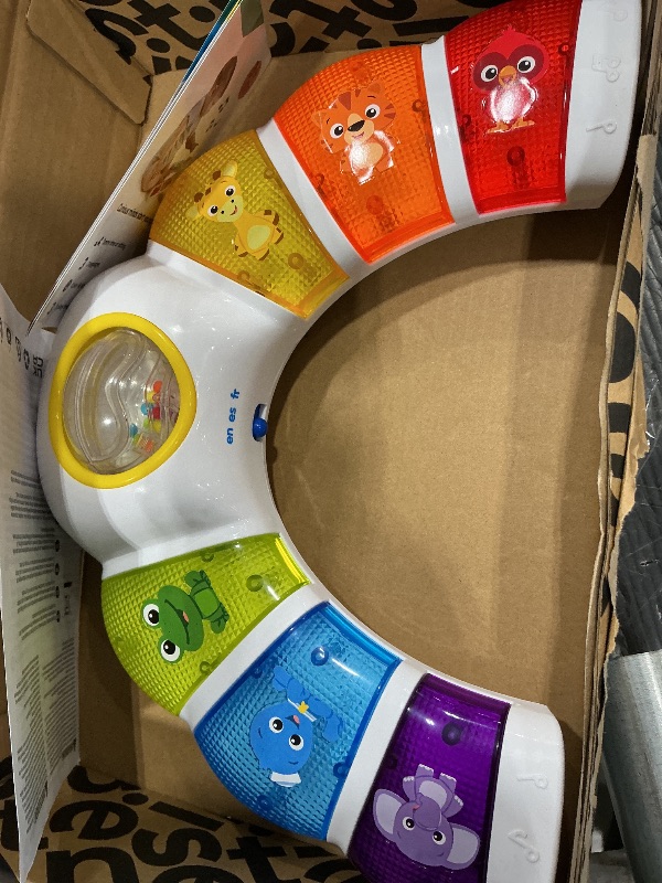 Photo 1 of *USED*
Baby Einstein Glow & Discover Light Bar Musical Toy, Activity Station, Sitting Up and Tummy Time Toy, Color and Animal Learning Toy, Infant Ages 3 Months+