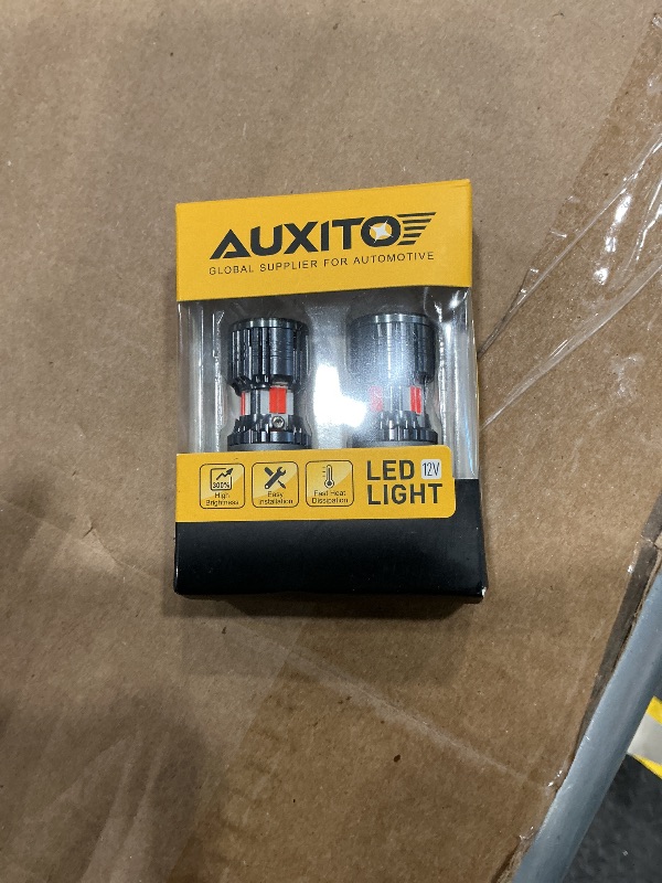 Photo 1 of *UNTESTED*
AUXITO CANBUS 7440 LED Bulbs Amber Yellow for Turn Signal Lights with Built-in Resistor Anti Hyper Flash 7440NA T20 7441 W21W WY21W Exterior Light Blinker Bulb Replacement, Pack of 2