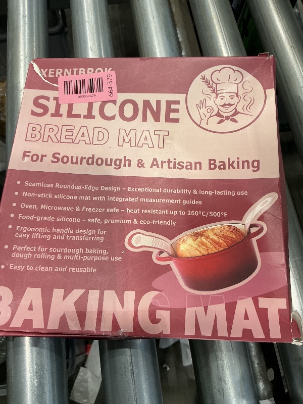 Photo 1 of **PARTIAL SET**
Silicone Bread Sling for Dutch Oven, 2 PCS Non-Stick Reusable Bread Baking Mats with Long Handles, Seamless Design Easy to Transfer Sourdough Sling Silicone Sourdough Sling Dough (Round Red, Gray)