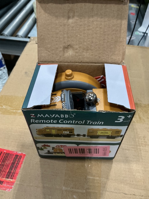 Photo 1 of *USED*
Motorized Train for Kids, Remote Control Locomotive Train Toy for Wooden Tracks, Battery Powered Electric Trains with Sound & Lights Effects Compatible with Thomas, Brio, Chuggington