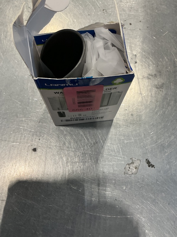 Photo 1 of *MINOR DAMAGE - USED*
LANMU Wall Mount Holder Compatible with Dyson Airwrap/Airstrait Styler, Storage Organizer Stand Curling Iron Accessories for Home Bathroom (Gray)