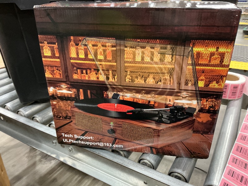 Photo 1 of 
Touch the image to zoom in
Vinyl Record Player Wireless Turntable with Built-in Speakers and USB Belt-Driven Vintage Phonograph Record Player 3 Speed for Entertainment and Home Decoration