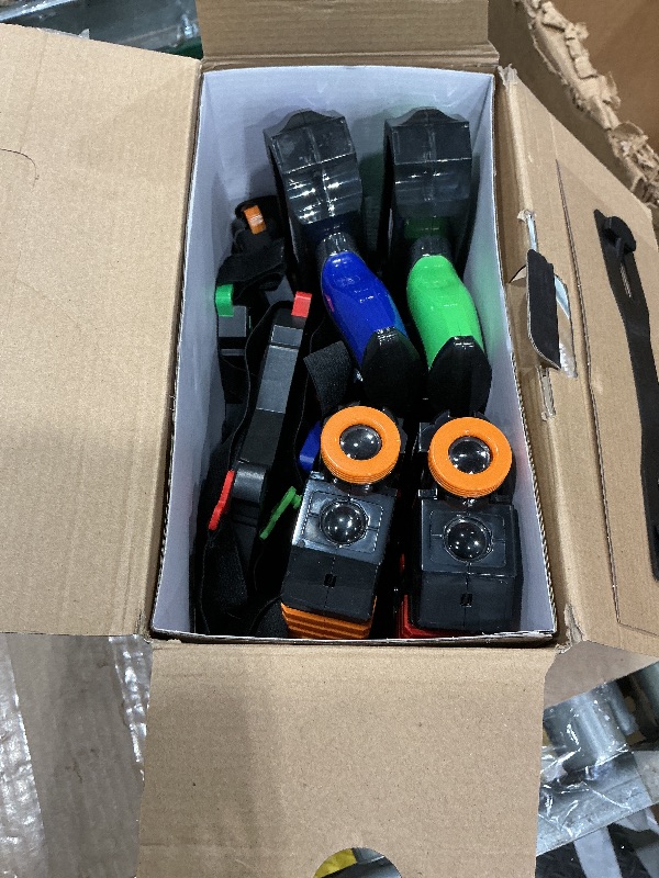 Photo 1 of **only 3 work**ArmoGear Set of 4 Laser Tag Guns with Vests - Laser Tag Set for Kids and Adults - Toy Guns with 150 ft Range, Night Vision, Invisibility Mode - Battery Operated - Multiplayer Outdoor Game for Ages 8+