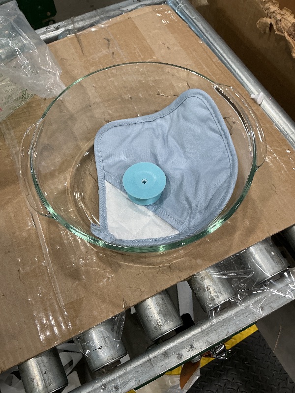 Photo 1 of ***MISSING PIECES*** Tall Glass Microwave Splatter Cover for Food with Vent Hole 100% Food Safe 10in Plate Splatter Guard Lid with Silicone Knob BPA Free Cookware Serving Dish Cover Dishwasher Safe