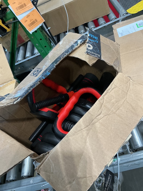 Photo 1 of  Adjustable Dumbbell Set, 20lbs Free Weight Set with Upgraded Nut,4 in1 Dumbbells Set Used as Barbell, Kettlebells, Push up Stand, Weight Set for Home Gym Suitable Men/Women