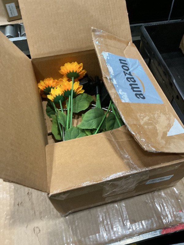 Photo 1 of *MISSING PARTS*
Solar Lights Outdoor Garden Decor,4 Pack with 24 Sunflower Lights,Solar Flowers Lights Waterproof,Birthday Gifts for Mom Women Grandma,Outside Decorative Stakes Light for Landscape Yard Patio Lawn