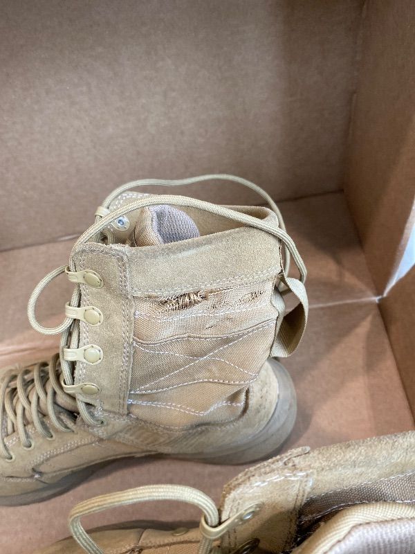 Photo 1 of **MINOR DAMAGE**
Merrell Men's Mqc Strike Tactical Military and Tactical Boot, Coyote, 8.5