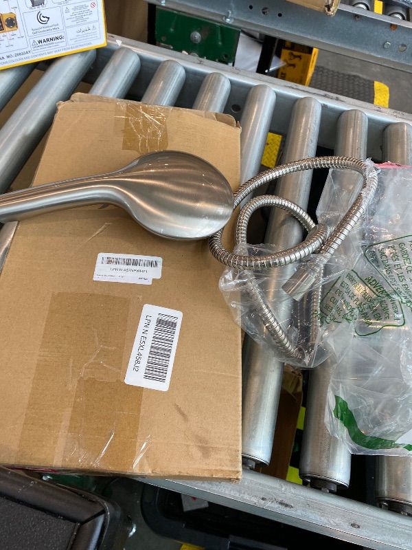 Photo 1 of ***MISSING PIECES*** Moen Engage Magnetix Shower Head with Handheld Sprayer, 6 Spray Functions, Spot Resist Brushed Nickel, 26100EPSRN