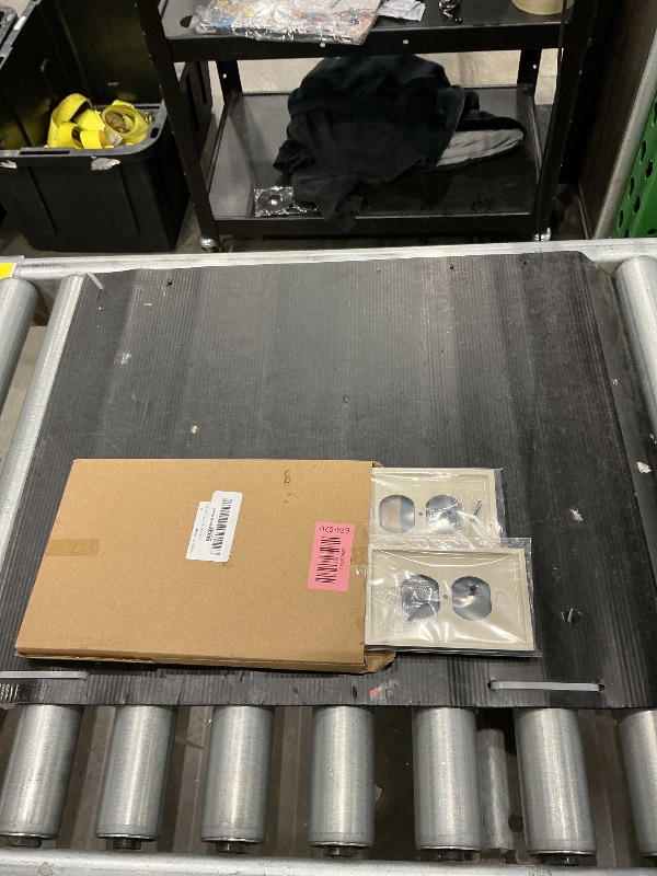 Photo 1 of *MISSING PARTS UNKNOWN*
(Matte Black) Decorative Outlet Covers Wall Plates, Bamboo Fiber Light Switch Covers, Natural Material Electric Receptacle Switch Plate Outlet Cover of various styles (1 Gang Duplex 4 Pack)