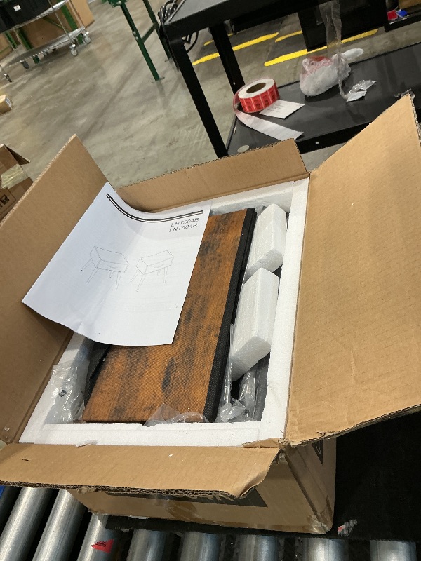 Photo 1 of *USED*
IRCPEN Small Nightstands Set of 2, Bedside Table with Fabric Drawer, Idustrial End Table with Metal Leg, Couch Side Table for Bedroom Living Room, Sofa, Office Rustic Brown LNT504R