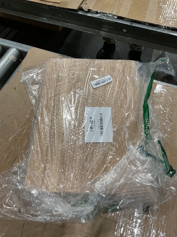 Photo 1 of *USED*
Bamboo Wood Cutting Board for Kitchen, 1" Thick Butcher Block, Cheese Charcuterie Board, with Side Handles and Juice Grooves, 16x11"