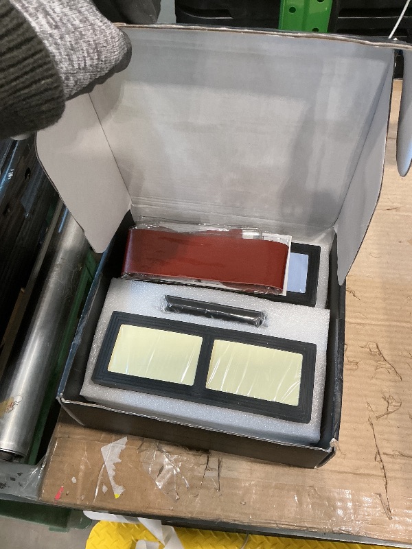 Photo 1 of **MISSING PARTS**
Intelitopia Complete Knife Sharpening Stone Set – Dual Grit Whetstone 400/1000 3000/8000 Knife Sharpener with Leather Strop, Flattening Stone, Bamboo Base, 3 Non-slip Rubber Bases & Angle Guide