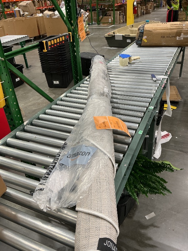 Photo 1 of ***ROUND NOT RECTANGLE*** JONATHAN Y Hallie High-Low Curve Ivory/Cream Indoor/Outdoor Area Rug, 8x10, Minimalist, Pet Friendly, Non-Shedding, Stain Resistant, Hose-Washable for Backyard, Patio, Porch (SCN100B-8)