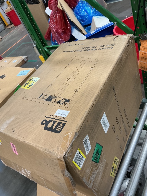 Photo 1 of ***MAJOR DENT*** 5-Shelf Electric Catering Hot Box Food Warmer Accommodating up to (10) 15" Pizza Boxes, Countertop Heated Holding Cabinet for Pretzels, Warming Machine for Home Commercial Use, 120V 600W