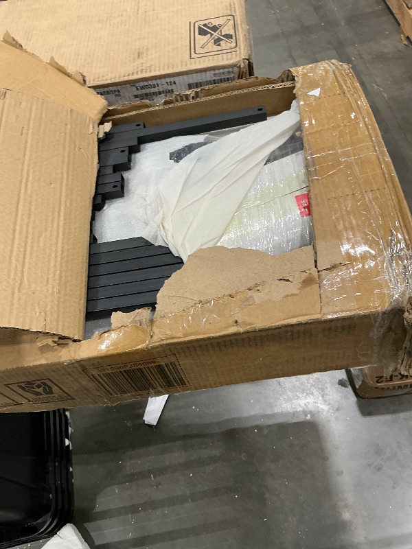 Photo 1 of *PARTIAL SET*
Bellemave Queen Loft Bed Frame with Storage Stairs, Beside Shelf & Wardrobe, Metal Queen Size Loft Bed with USB Ports&LED Light, Large Under-Bed Space Loft Beds for Adults,Teens, Kids, Black Natural