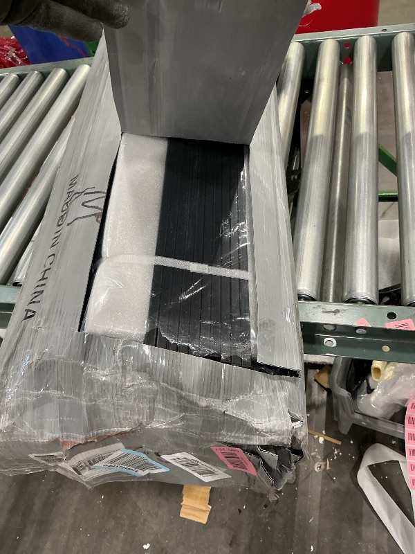 Photo 1 of ***MISSING HARDWARE*** zunatu King Size Metal Platform Bed Frame/Victorian Style Headboard and Footboard/Steel Slat Support/Easy Assembly/No Box Spring Needed/Underbed Storage/Noise Free/Black