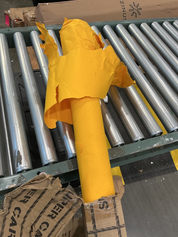 Photo 1 of *USED*
yellow roll of construction paper type material