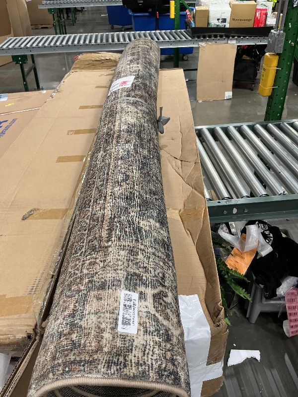 Photo 1 of *USED*
Loloi Amber Lewis Morgan Collection MOG-05 Spice/Lagoon 7'-3" x 9'-3" 38" Thick Area Rug feat. CloudPile, Neutral, Room Décor, Vintage Inspired, Livingroom, Bedroom, Dining Area