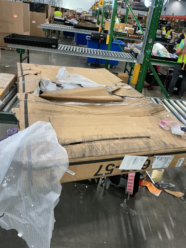 Photo 1 of ***PARTIAL SET*** Signature Design by Ashley Porter Traditional Queen Panel Bed, Hand-Finished, Foundation or Box Spring Needed, Wood, 67.81" W x 88.25" D x 60.25" H, Dark Brown