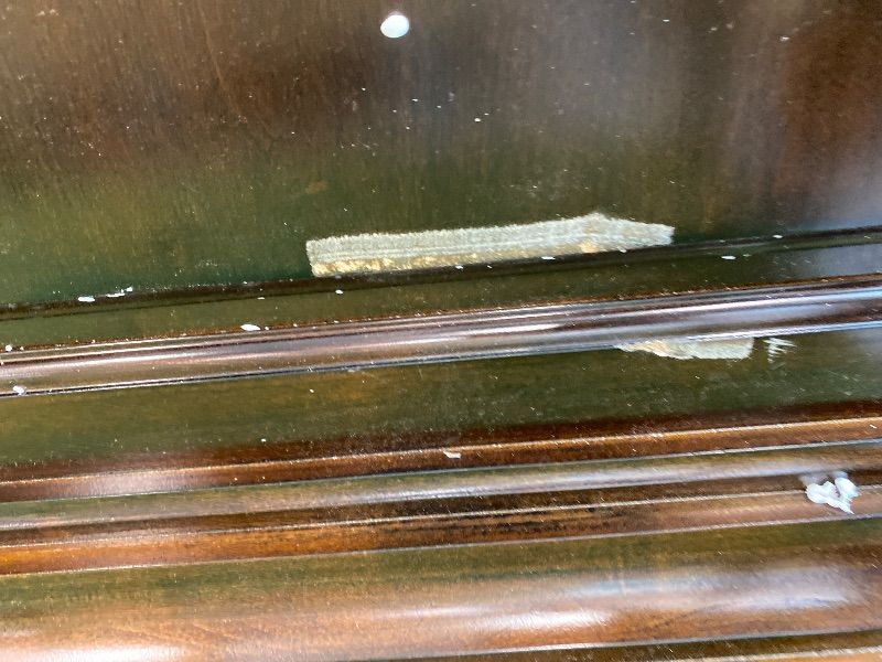 Photo 1 of ***PARTIAL SET*** Signature Design by Ashley Porter Traditional Queen Panel Bed, Hand-Finished, Foundation or Box Spring Needed, Wood, 67.81" W x 88.25" D x 60.25" H, Dark Brown