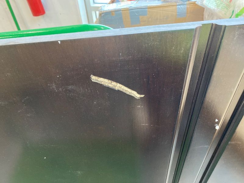 Photo 1 of ***PARTIAL SET*** Signature Design by Ashley Porter Traditional Queen Panel Bed, Hand-Finished, Foundation or Box Spring Needed, Wood, 67.81" W x 88.25" D x 60.25" H, Dark Brown