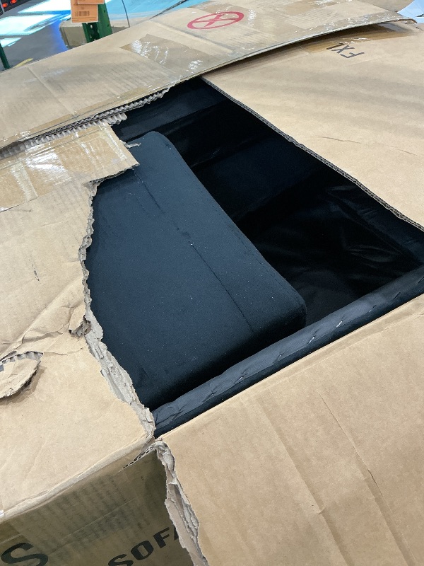 Photo 1 of *PARTIAL SET*
Lyngins L Shaped Couch Modern Sectional Couch Upholstered Microfiber Fabric 3 Pieces Sofas for Living Room with Chaise, Storage Ottoman for Office and Small Apartment, Midnight Blue