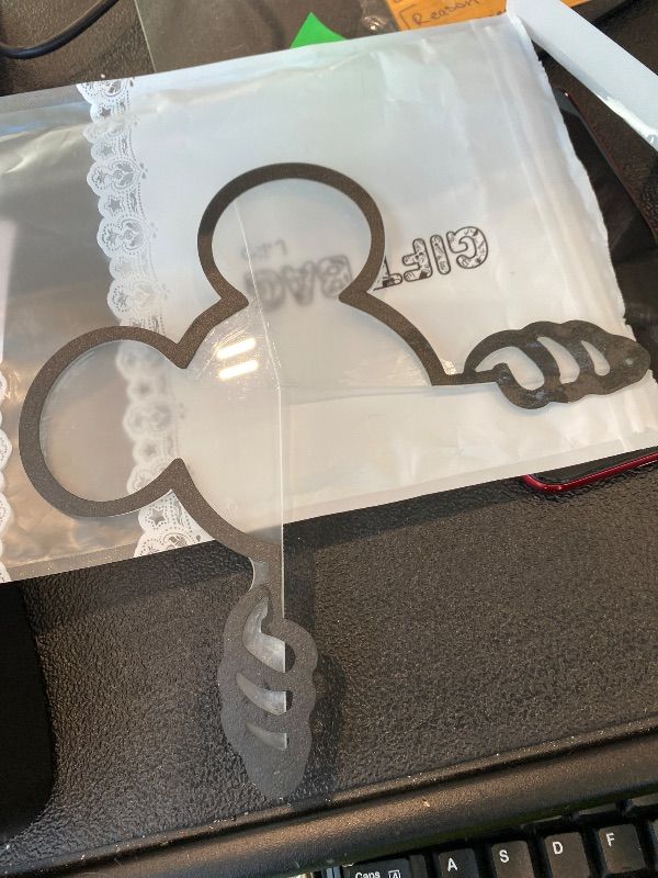 Photo 1 of ***MAJOR DAMAGE*** Corner Door Frame Topper Decor with Double Sided Adhesive for Disney Fan Door Frame Decor