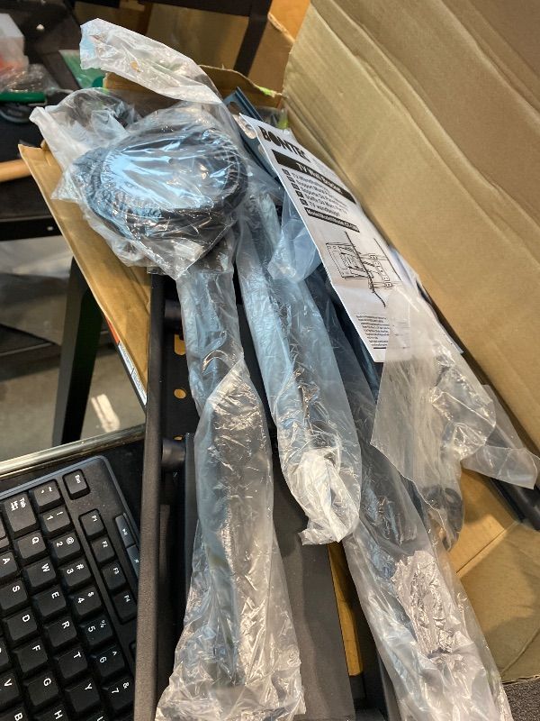 Photo 1 of *UNTESTED*
BONTEC Full Motion TV Wall Mount for 37-84 Inch TVs, Hold up to 132lbs, Max VESA 600x400mm, Swivel Tilt Dual Arms, Adjustable Viewing Angle, Fits 16" Wood Studs, Easy Assembly