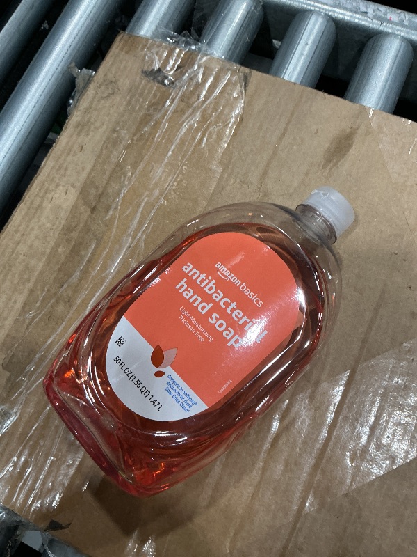Photo 1 of **NOT FULL, SEE PHOTOS**Amazon Basics Liquid Hand Soap Refill, Light Moisturizing, Triclosan-Free, Citrus, 50 Fl Oz ) (
