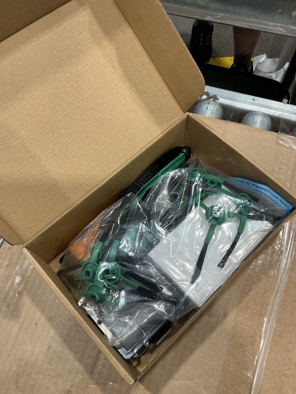 Photo 1 of *MISSING PARTS UNKNOWN*
LOVECO Replacement Parts Compatible for iRobot Roomba Combo Essential Y0140 Y0110 Q0120 Q0110, Q052 Combo Essential Vac 2, 2 Roller Brush, 8 Hepa Filters, 8 Side Brush, 2 Primary Filter, 4 Mop Pads